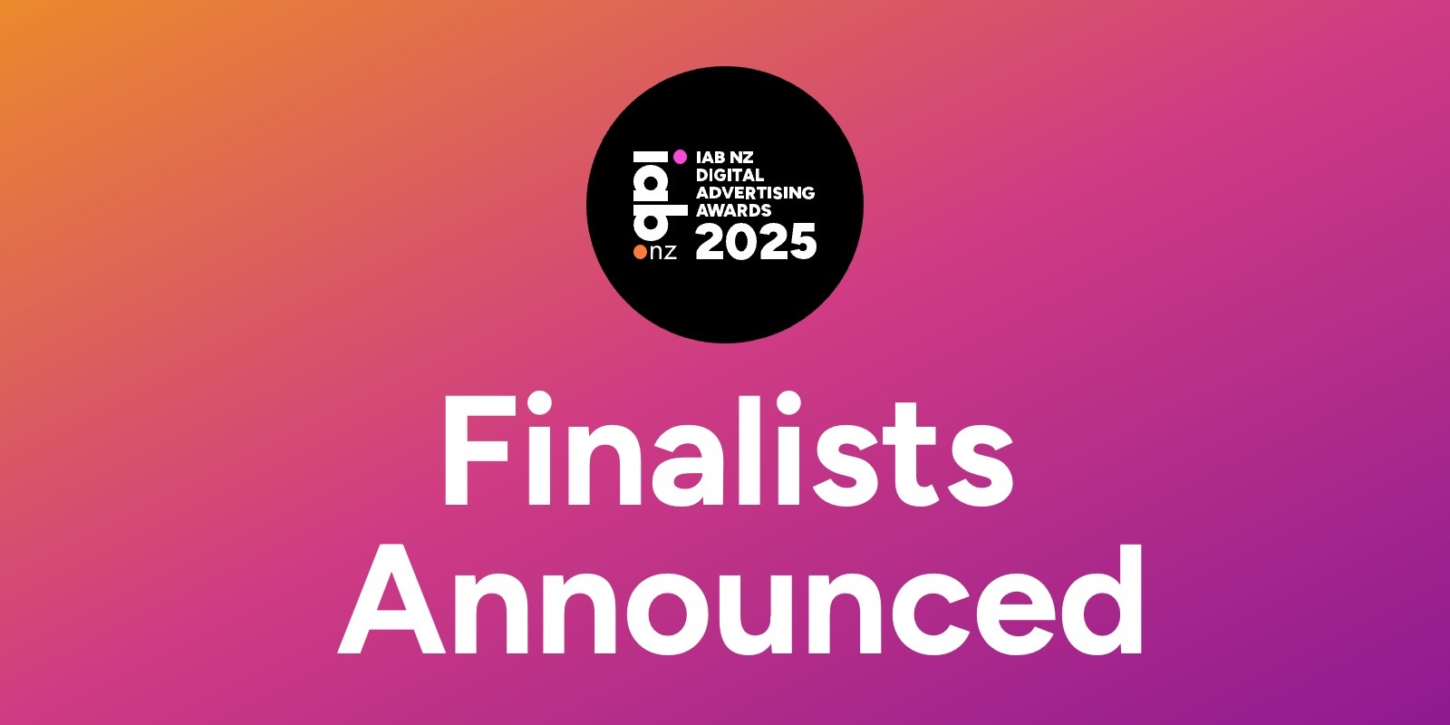2025 IAB NZ Digital Advertising Finalists Announced