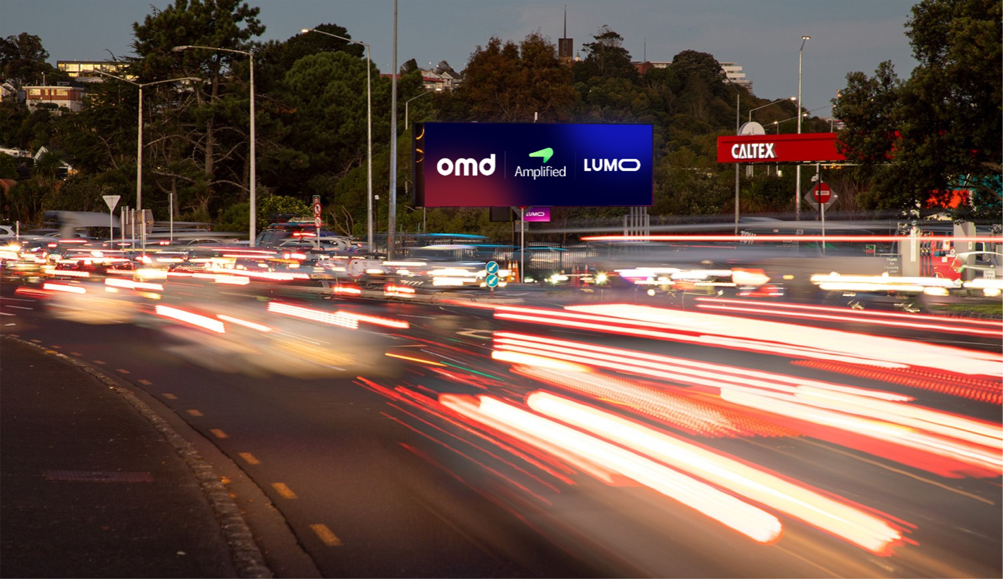 LUMO & OMD NZ Partner with Amplified to Measure How NZ Roadside OOH Earns Attention