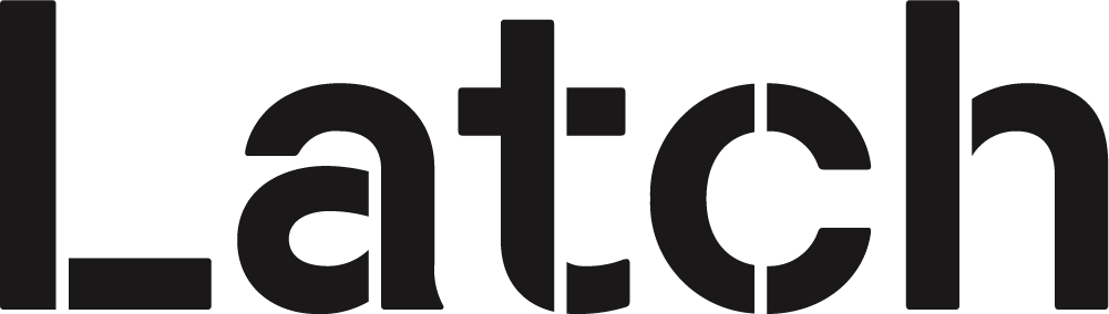 Latch logo - black